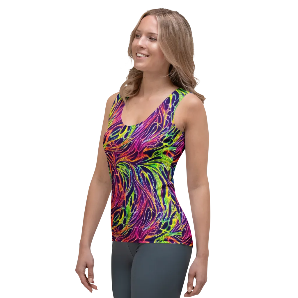 Psychic Flame on Women's Tank Top — Left Front