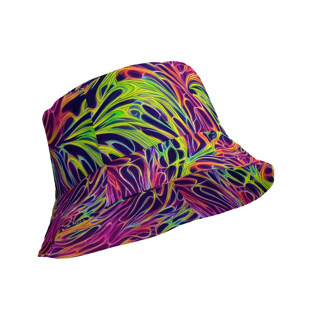 Psychic Flame on Reversible Bucket Hat — Product details Outside