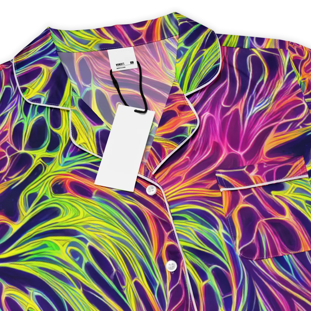 Psychic Flame on Women's Short Sleeve Pajama Top — Product details
