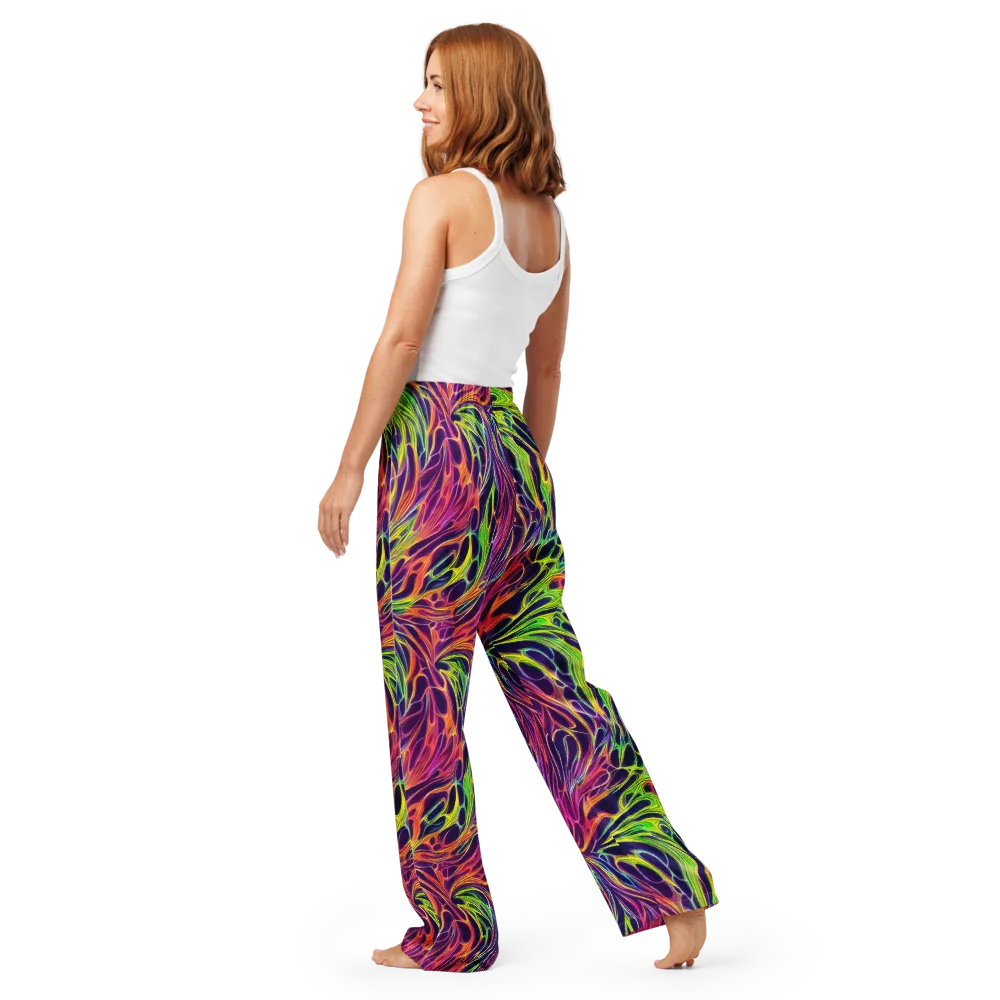 Psychic Flame on Women's Pajama Pants — Back