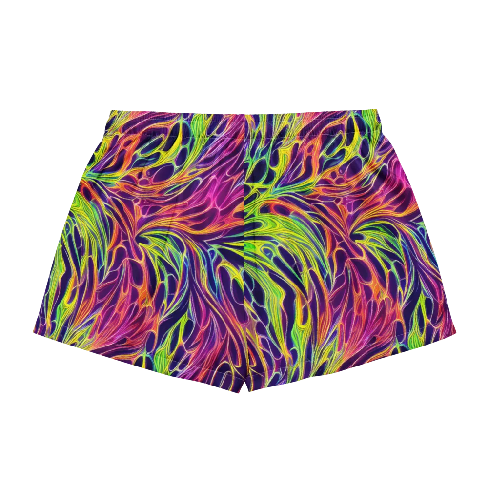 Psychic Flame on Women's Pajama Shorts — Back