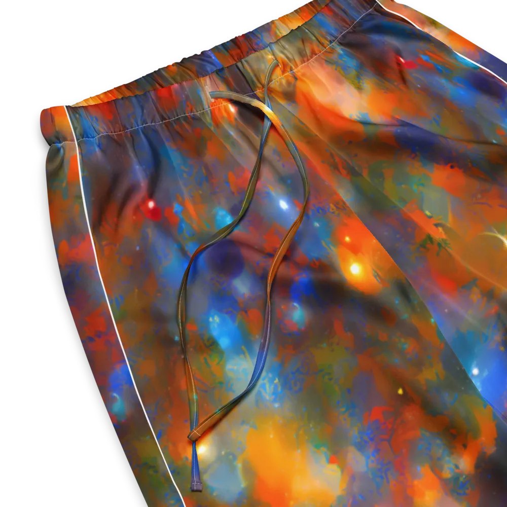Blue Ember Bloom on Women's Pajama Pants — Product details