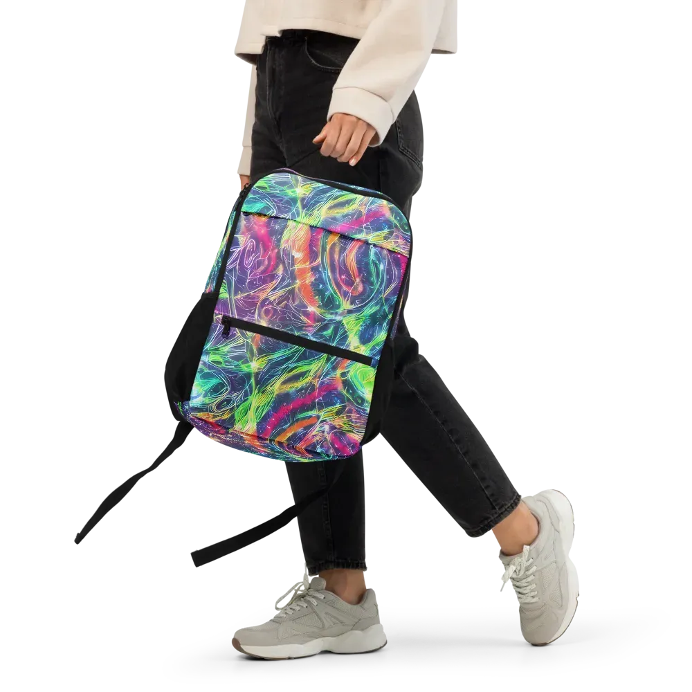 Electric Chromatic Drift on Utility Backpack — Front