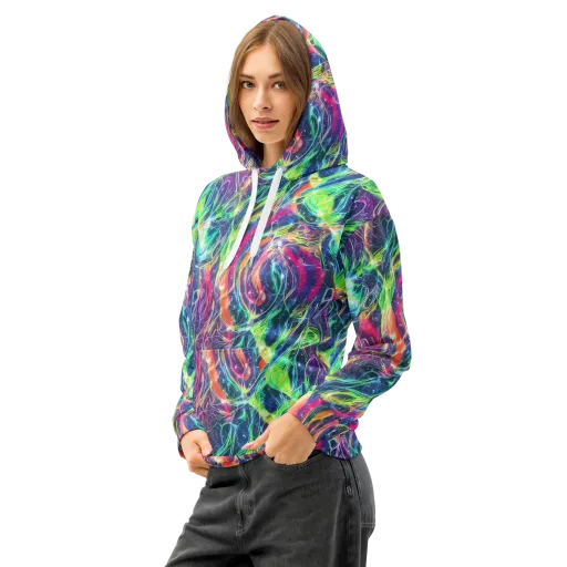 Electric Chromatic Drift on a Cotton Hoodie