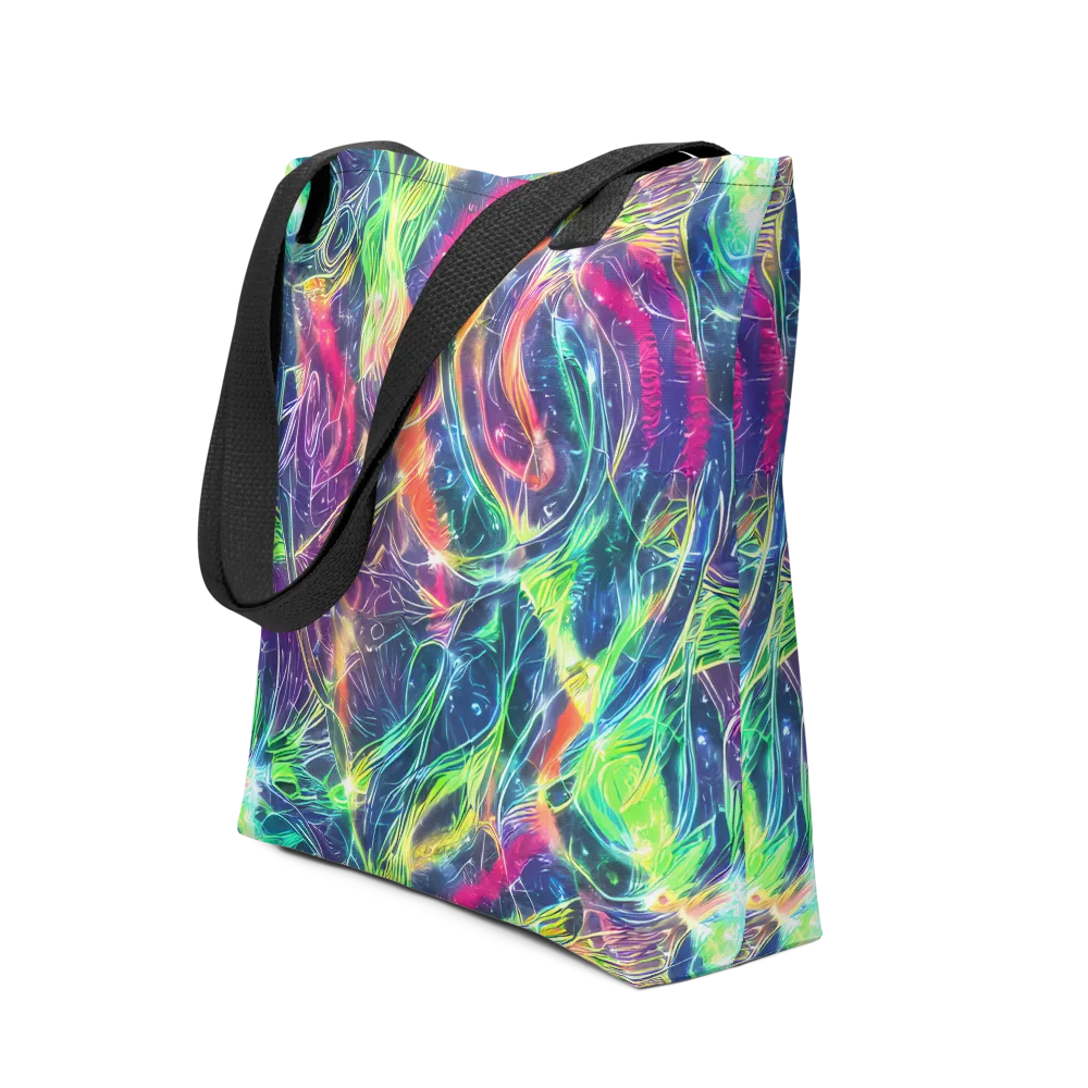 Electric Chromatic Drift on Tote Bag — Front