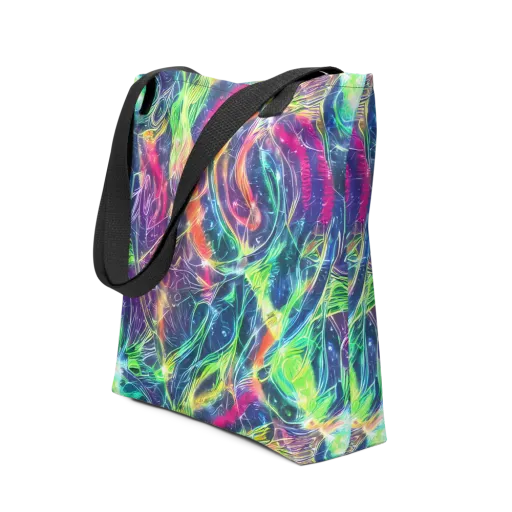 Electric Chromatic Drift on a Tote Bag