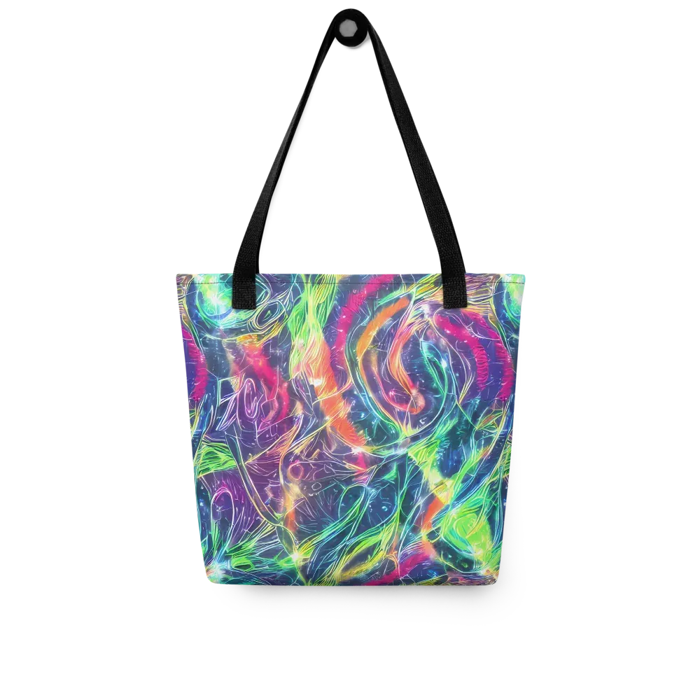 Electric Chromatic Drift on Tote Bag — Front