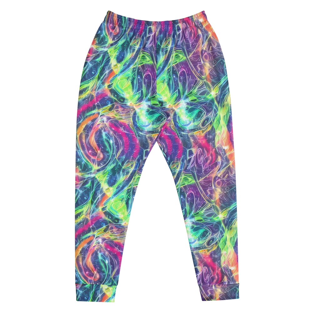 Electric Chromatic Drift on Men's Joggers — Front