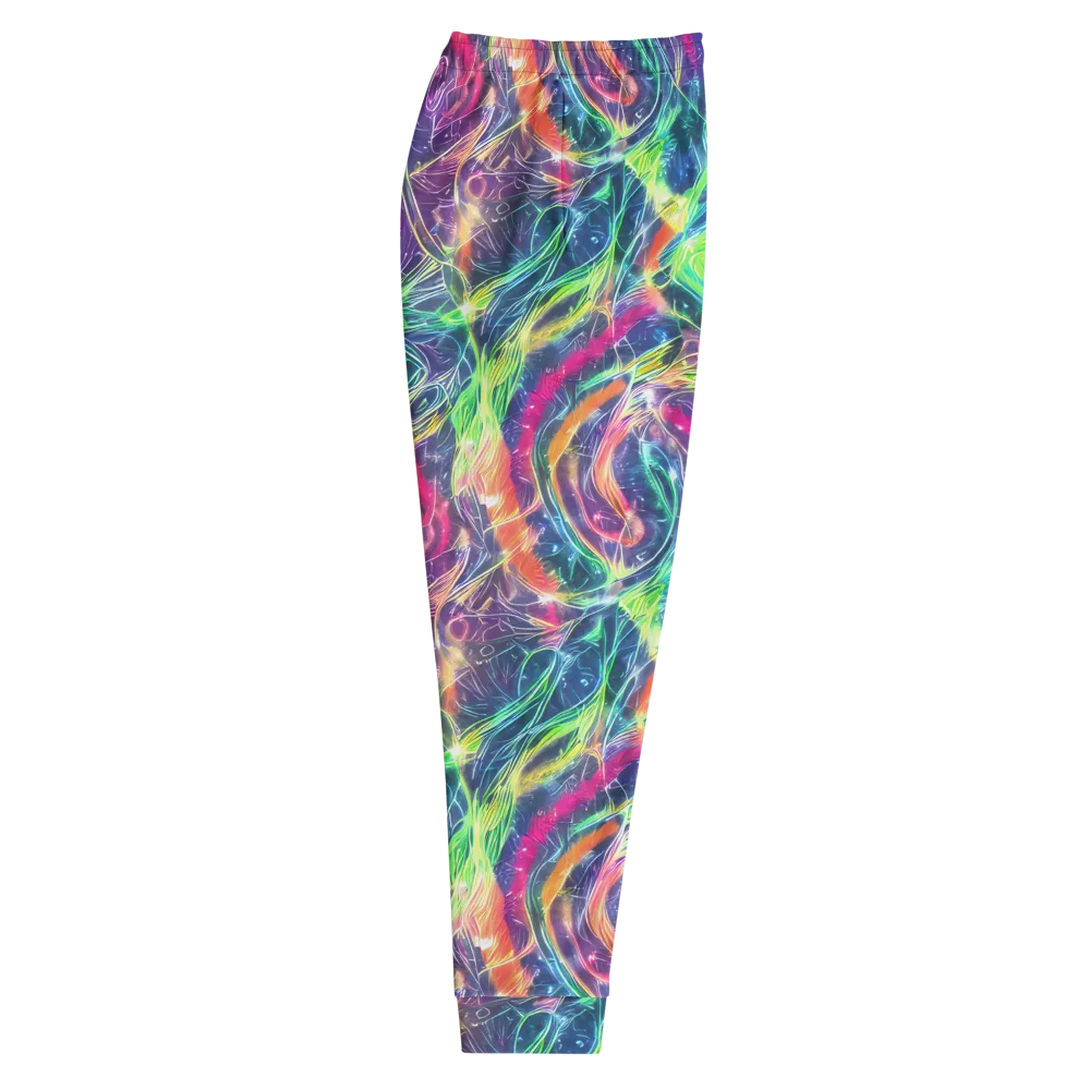 Electric Chromatic Drift on Men's Joggers — Right