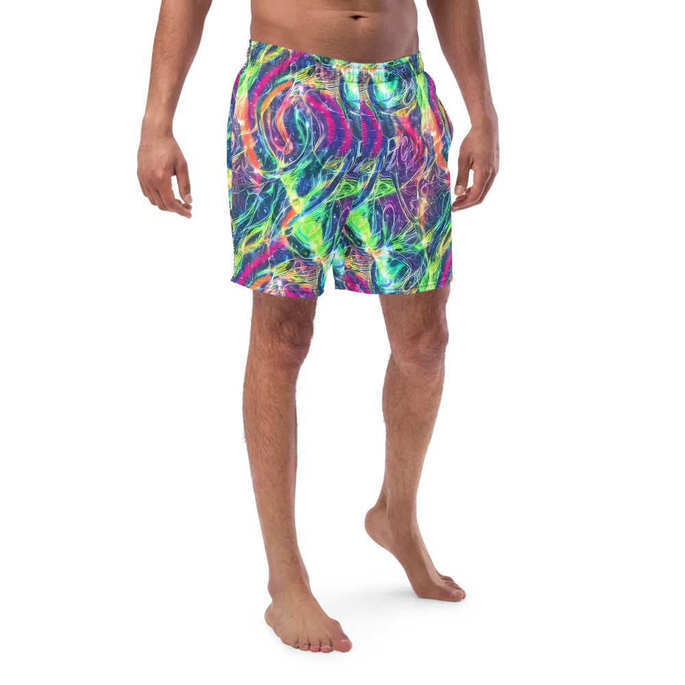 Electric Chromatic Drift on Swim Trunks — Front
