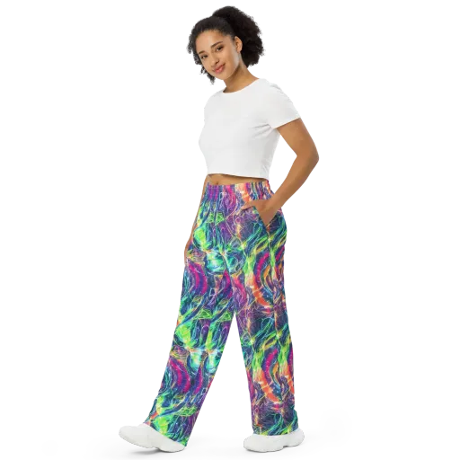 Electric Chromatic Drift on a Wide-Leg Pants
