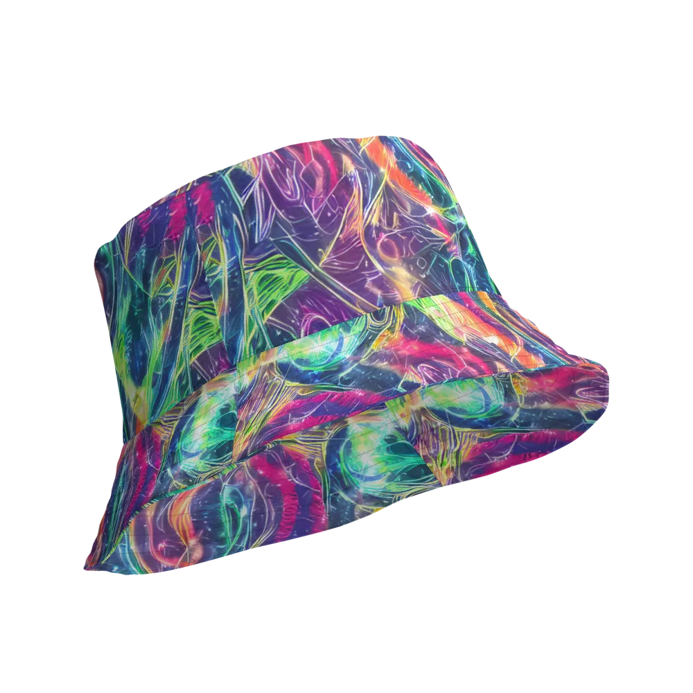 Electric Chromatic Drift on Reversible Bucket Hat — Product details Outside