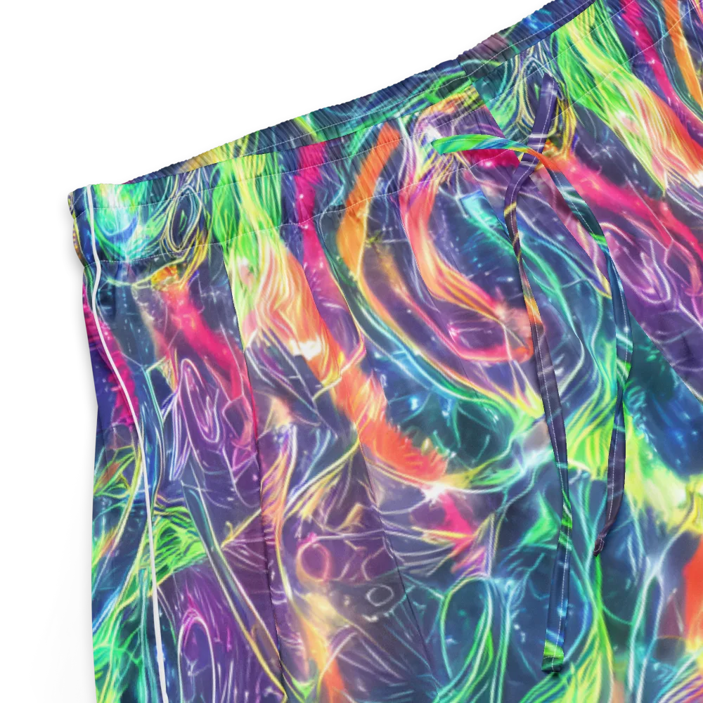 Electric Chromatic Drift on Women's Pajama Shorts — Product details