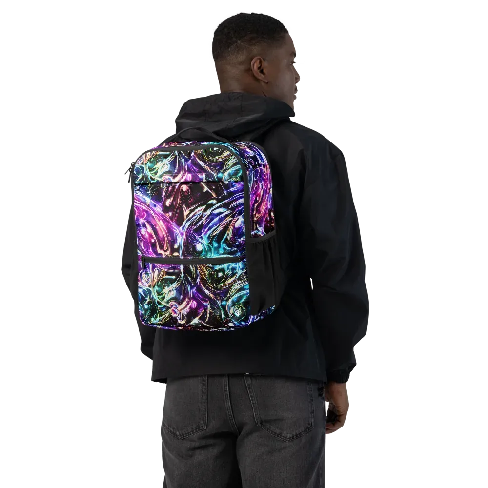 Cosmic Chrome on Utility Backpack — Back