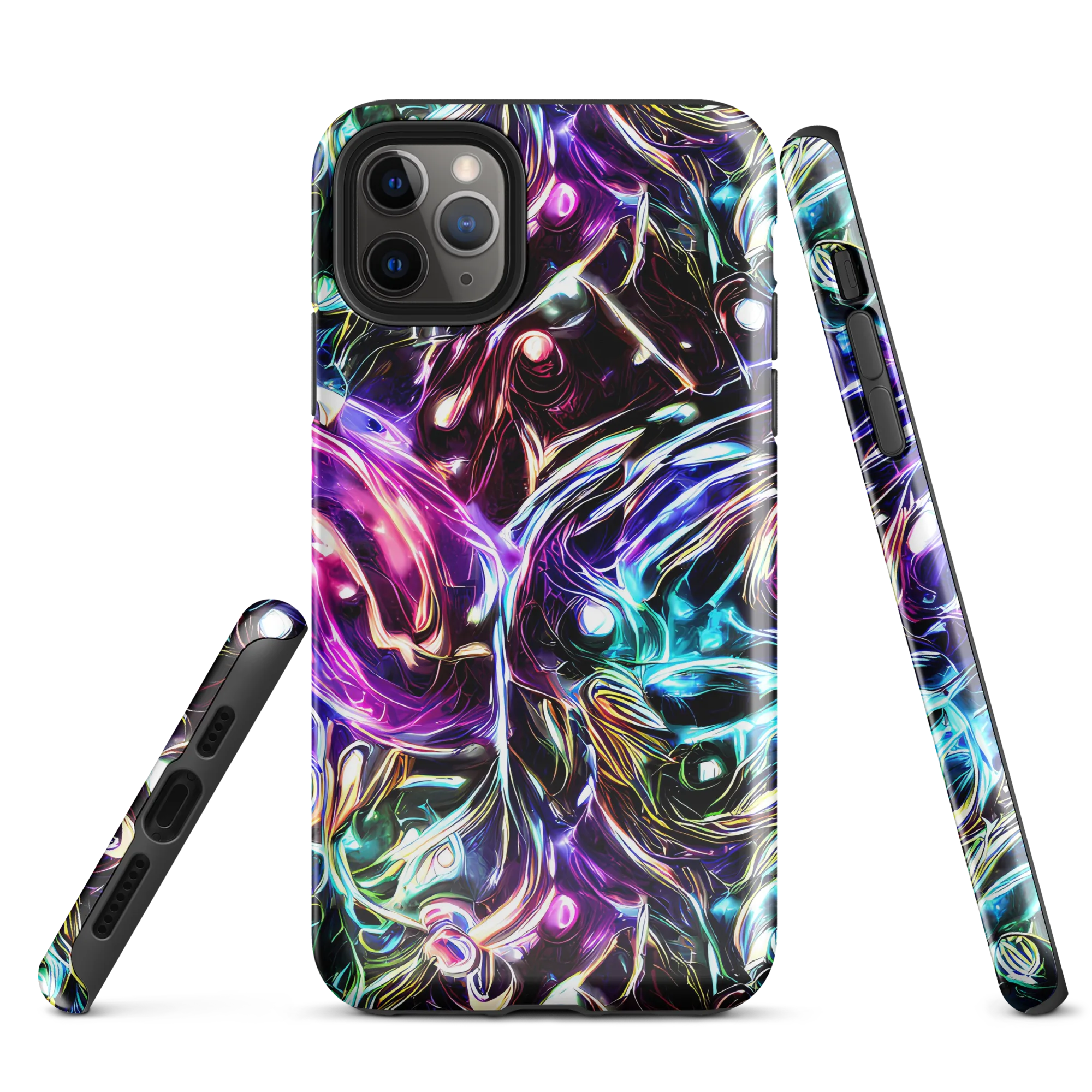 Cosmic Chrome on Tough Case for iPhone® — Front