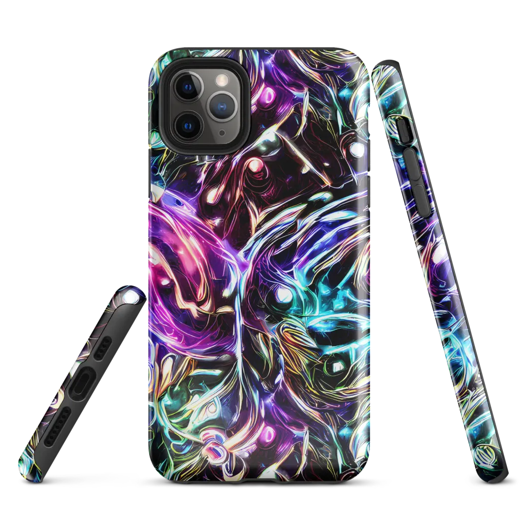 Cosmic Chrome on Tough Case for iPhone® — Front