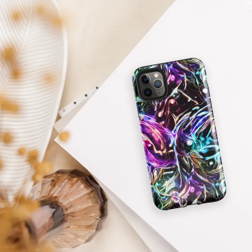 Cosmic Chrome on Tough Case for iPhone® — Front