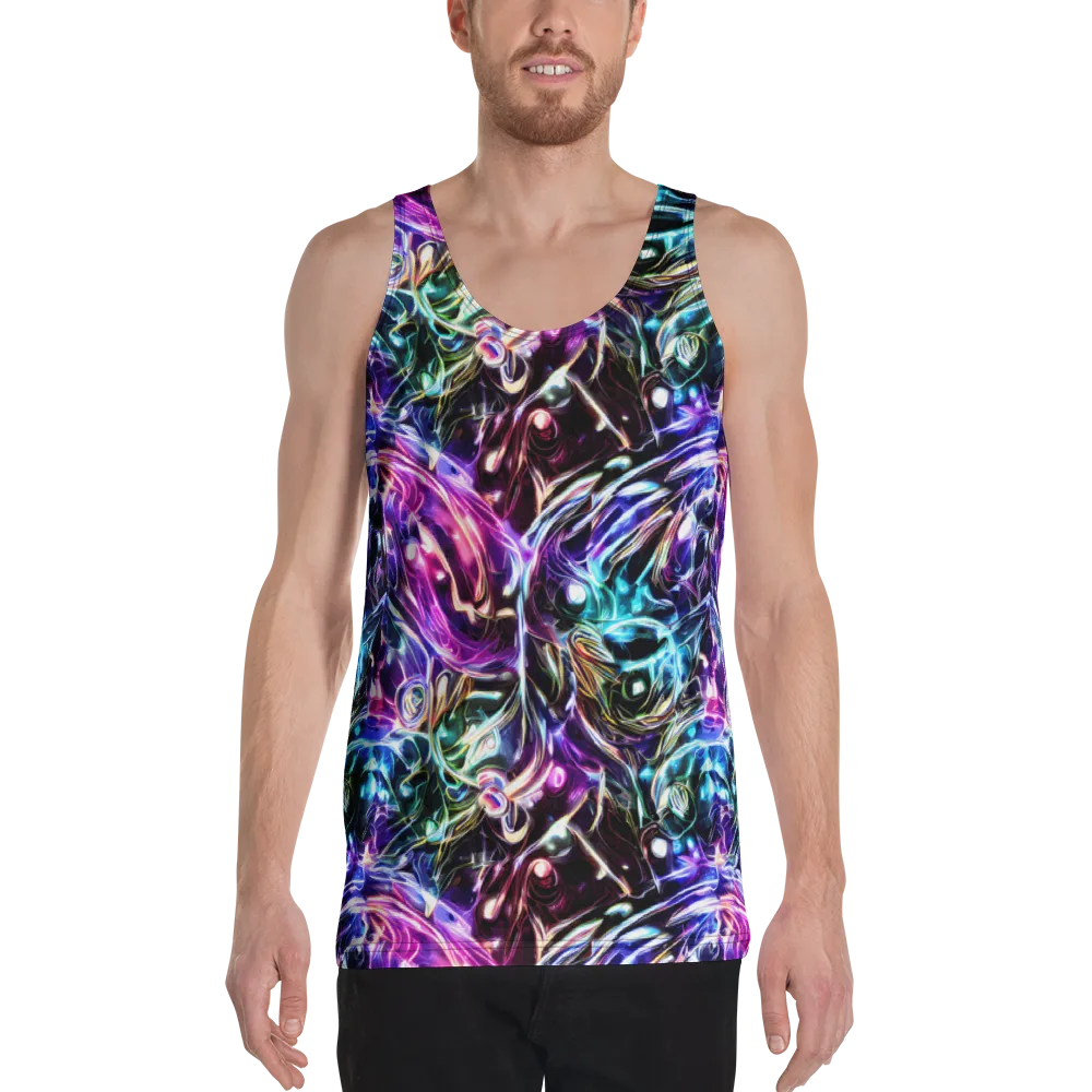 Cosmic Chrome on Men's Tank Top — Front