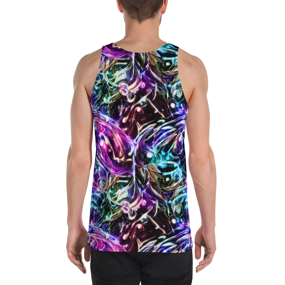 Cosmic Chrome on Men's Tank Top — Back