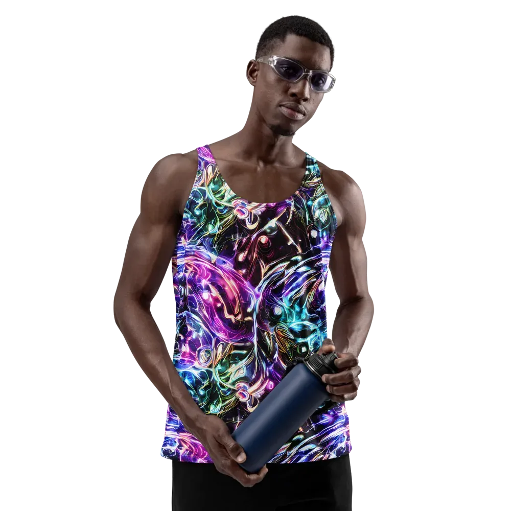 Cosmic Chrome on Men's Tank Top — Front