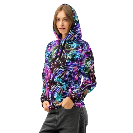 Cosmic Chrome on a Cotton Hoodie