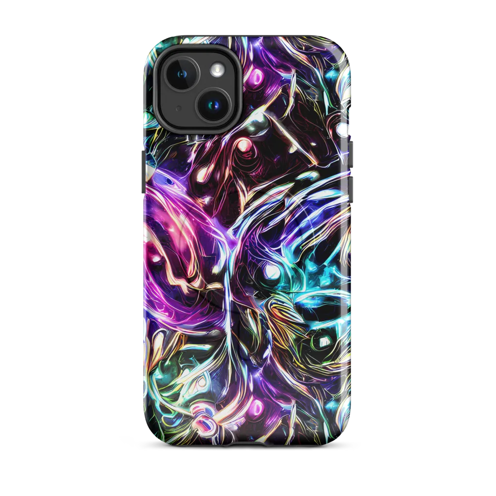 Cosmic Chrome on MagSafe Tough Case for iPhone® — Front