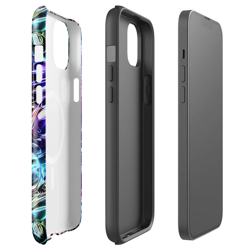 Cosmic Chrome on MagSafe Tough Case for iPhone® — Front