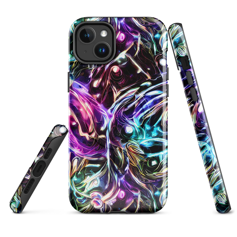 Cosmic Chrome on MagSafe Tough Case for iPhone® — Front