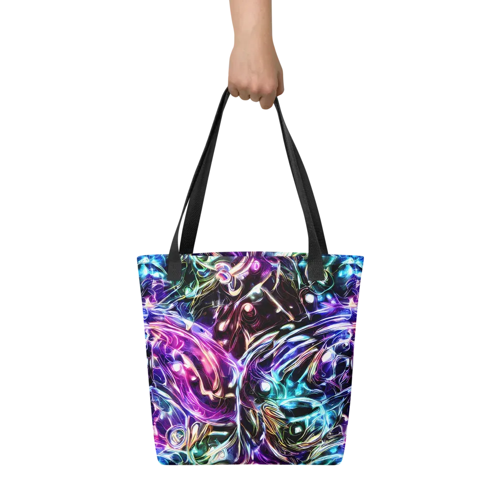 Cosmic Chrome on Tote Bag — Front