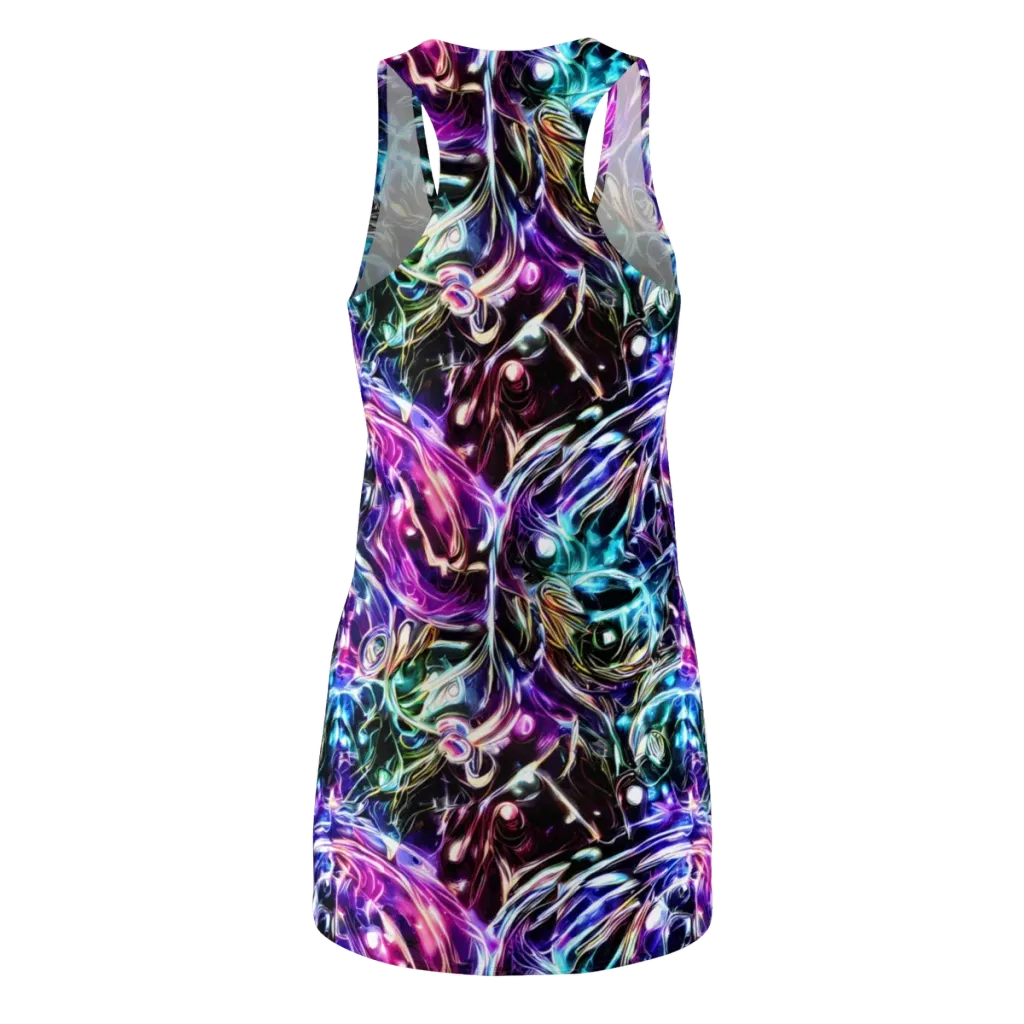 Cosmic Chrome on Racerback Dress — Back