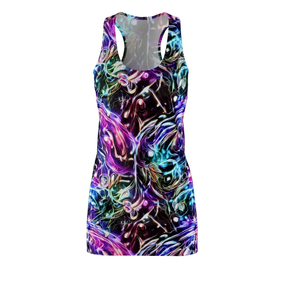 Cosmic Chrome on Racerback Dress — Front
