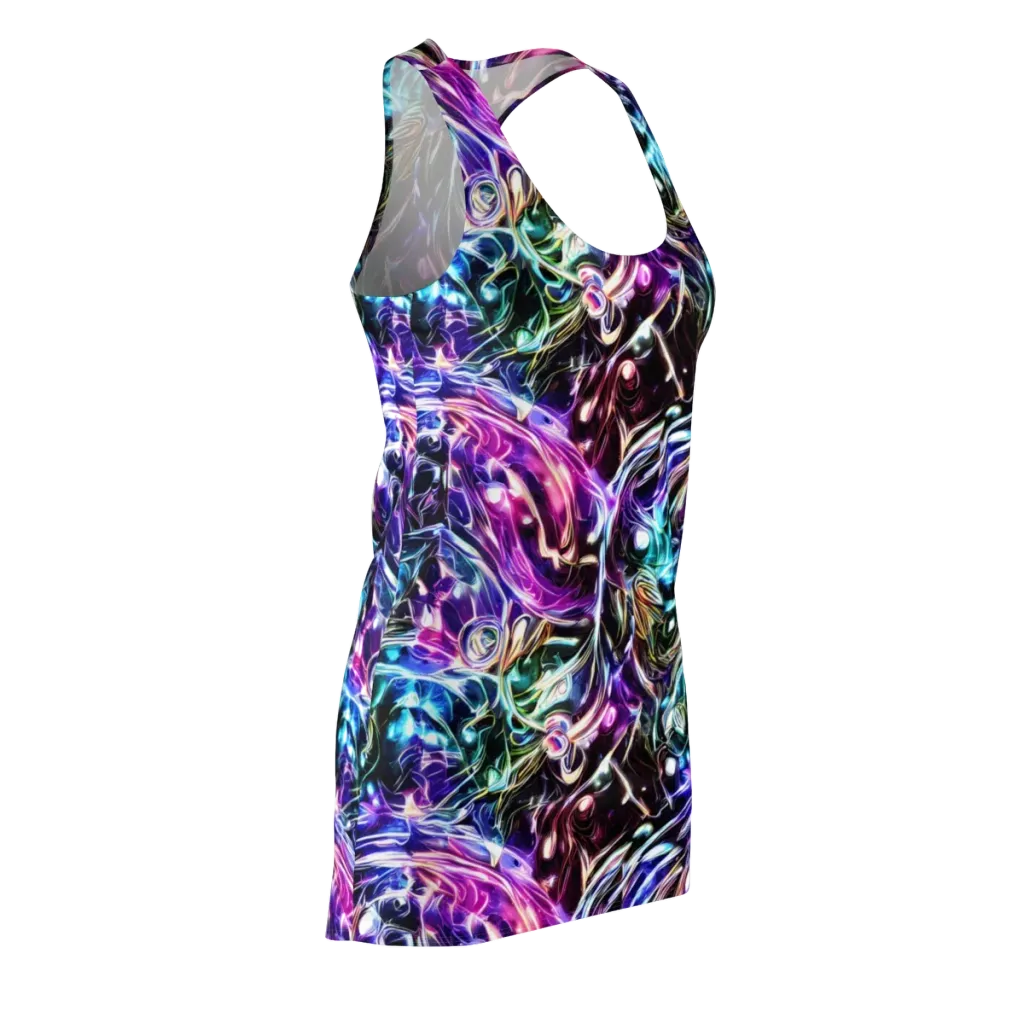Cosmic Chrome on Racerback Dress — Front Side