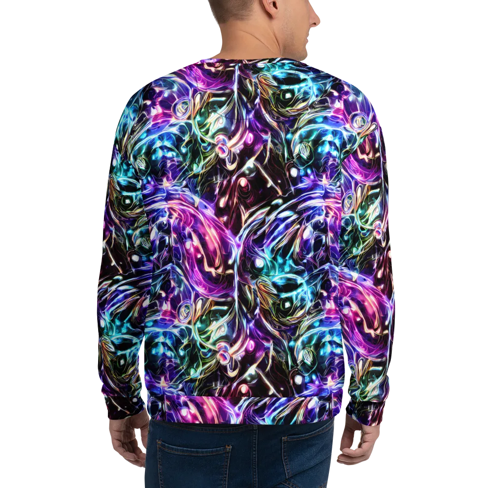 Cosmic Chrome on Sweatshirt — Back