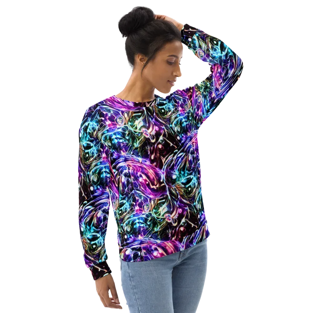 Cosmic Chrome on Sweatshirt — Right Front