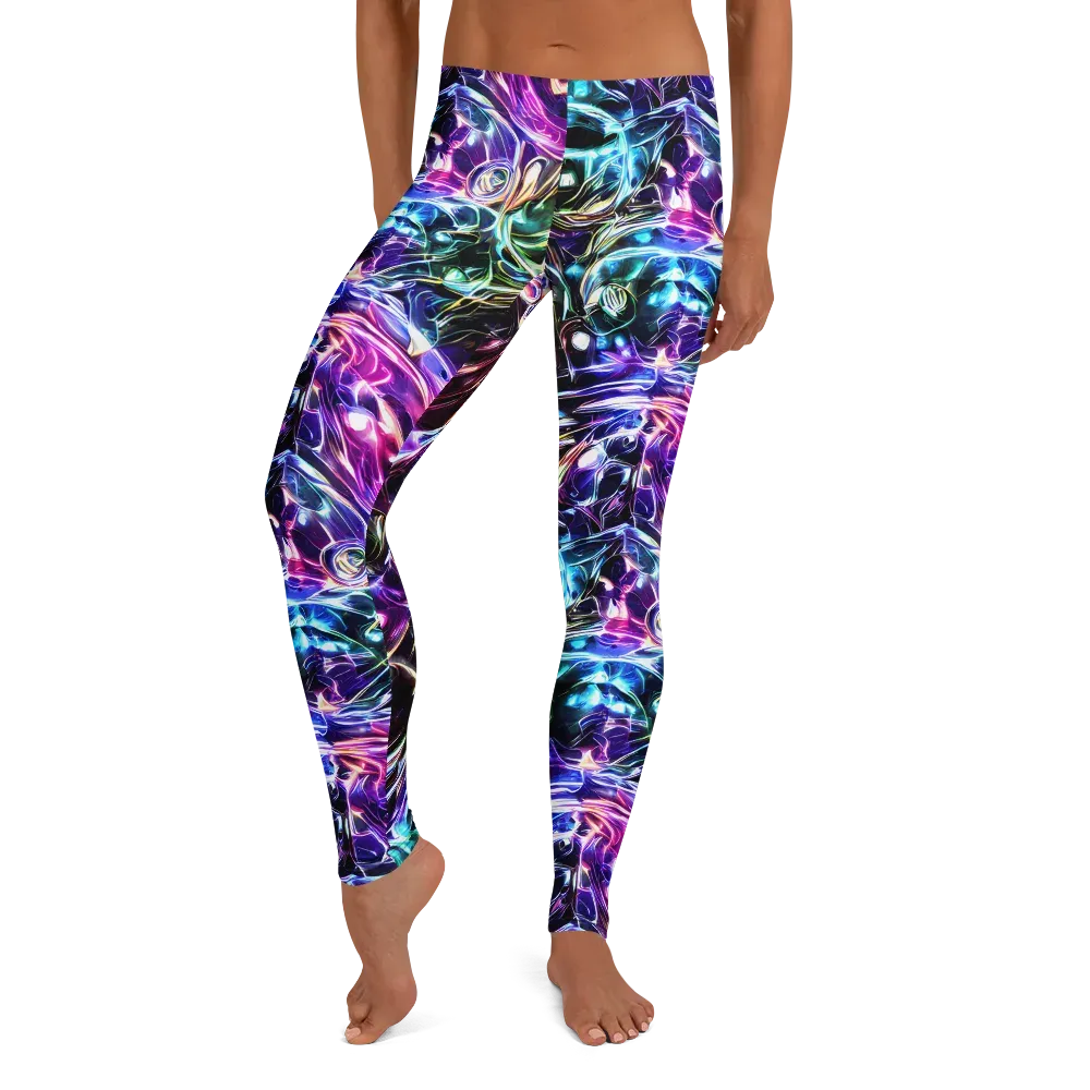 Cosmic Chrome on Leggings — Front