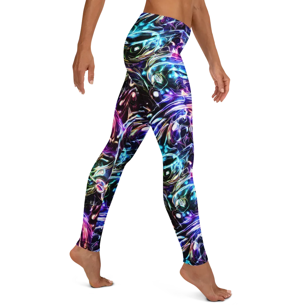 Cosmic Chrome on Leggings — Right