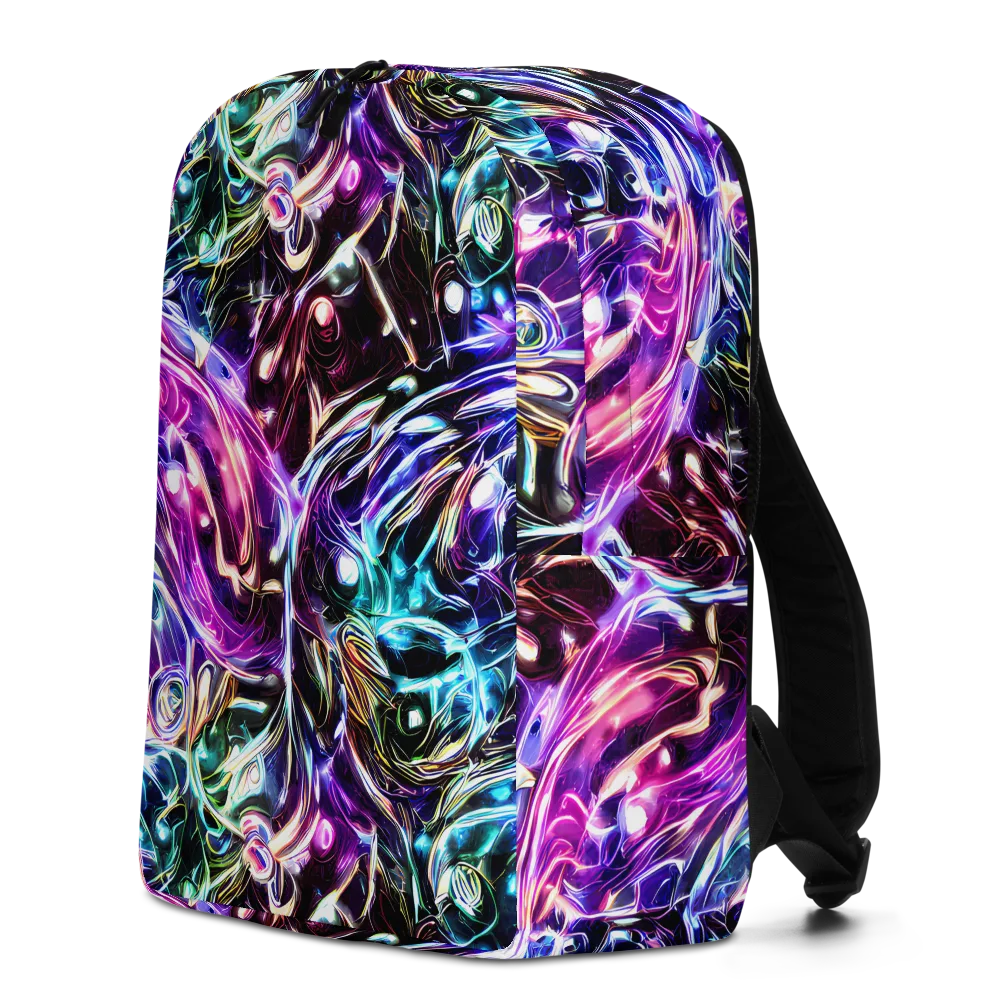 Cosmic Chrome on Minimalist Backpack — Left