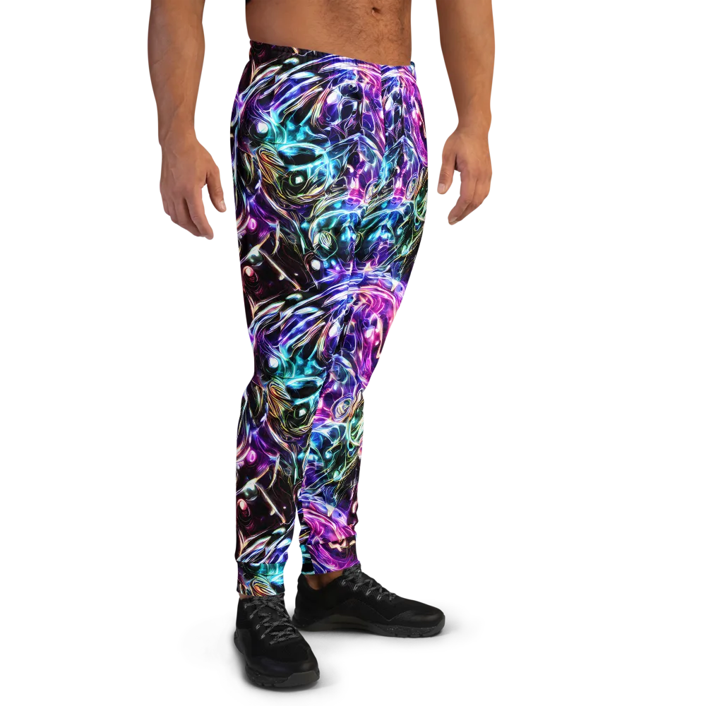 Cosmic Chrome on Men's Joggers — Right