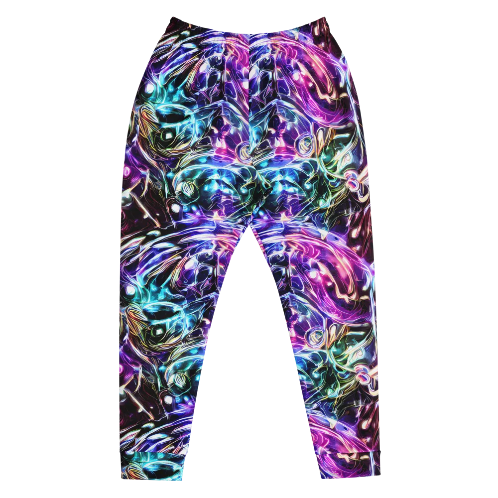 Cosmic Chrome on Men's Joggers — Front