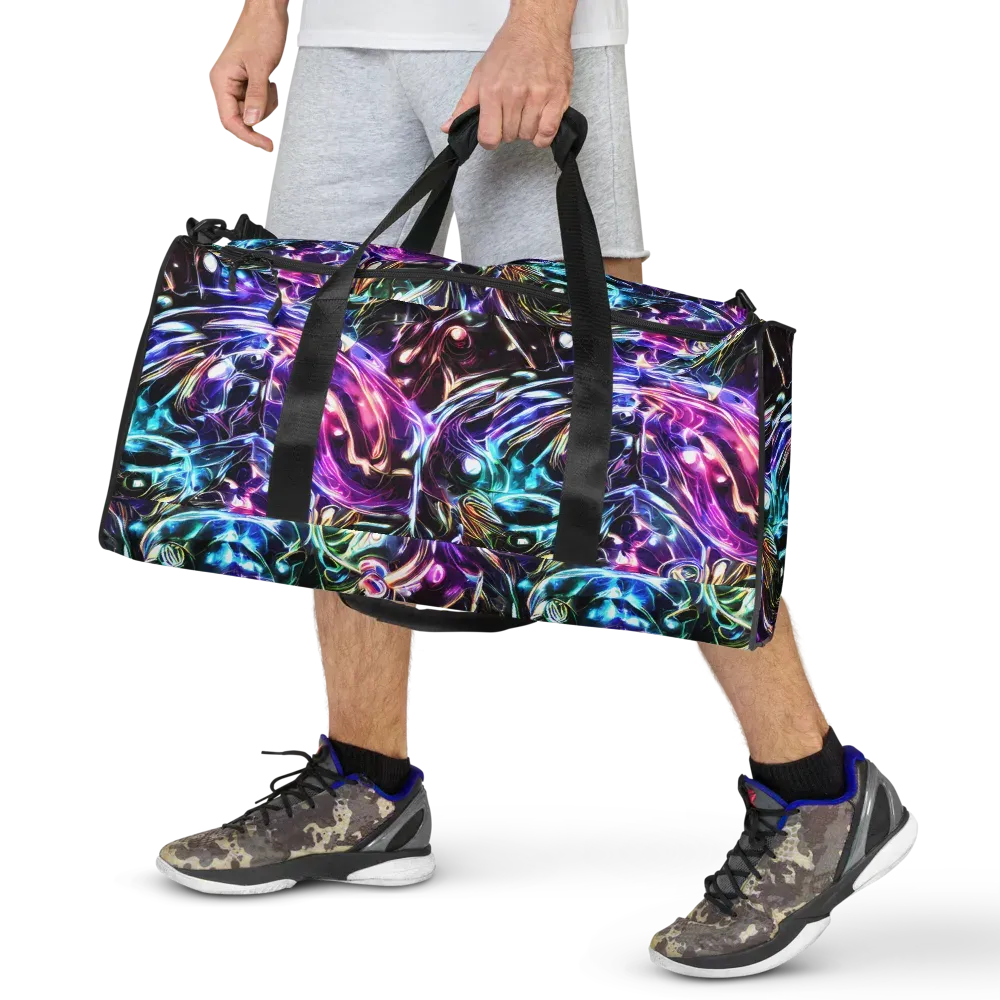 Cosmic Chrome on Duffle Bag — Front