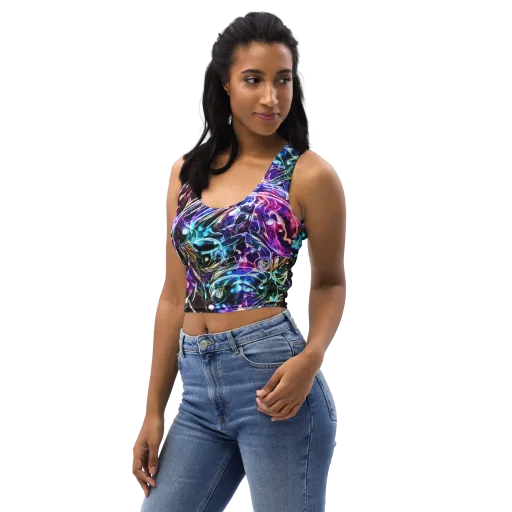 Cosmic Chrome on a Crop Top