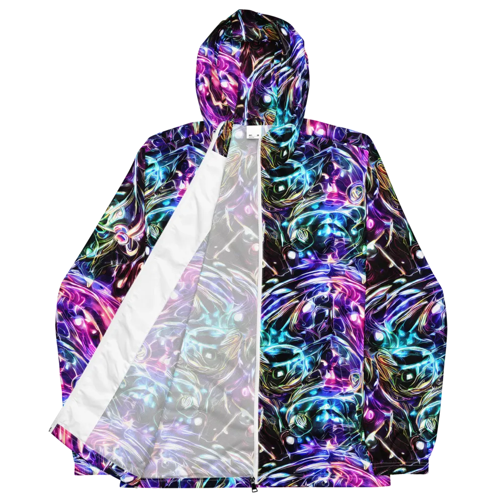 Cosmic Chrome on Men's Windbreaker — Front