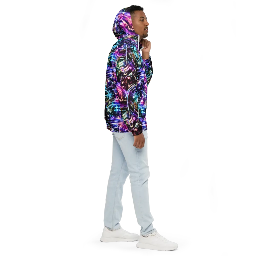 Cosmic Chrome on Men's Windbreaker — Right