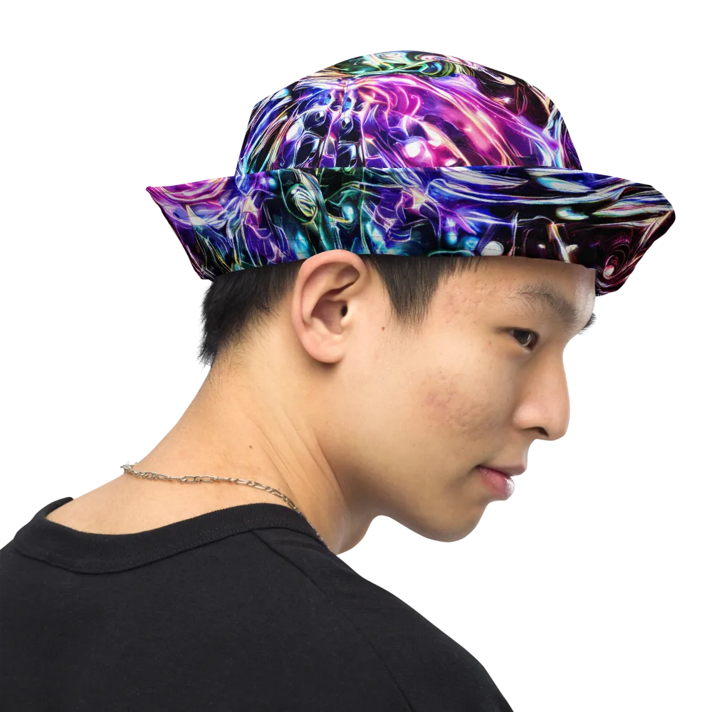 Cosmic Chrome on Reversible Bucket Hat — Right Outside