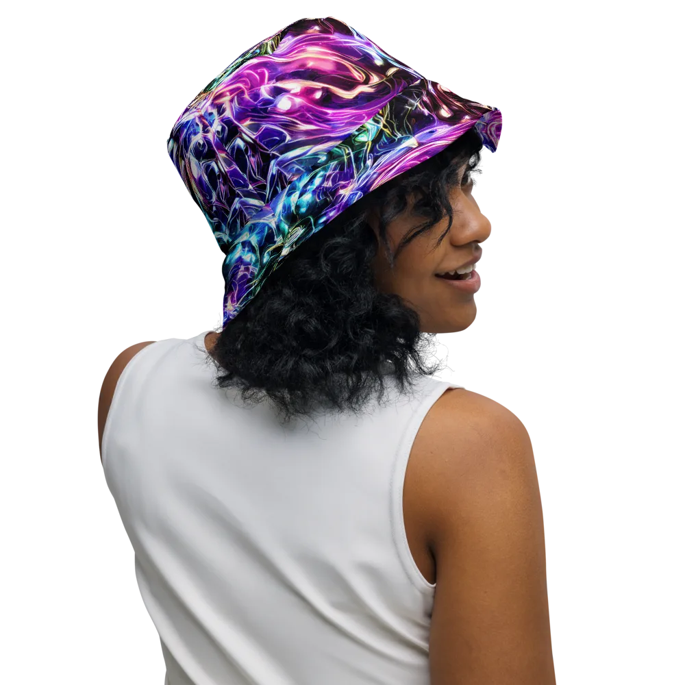 Cosmic Chrome on Reversible Bucket Hat — Right Outside