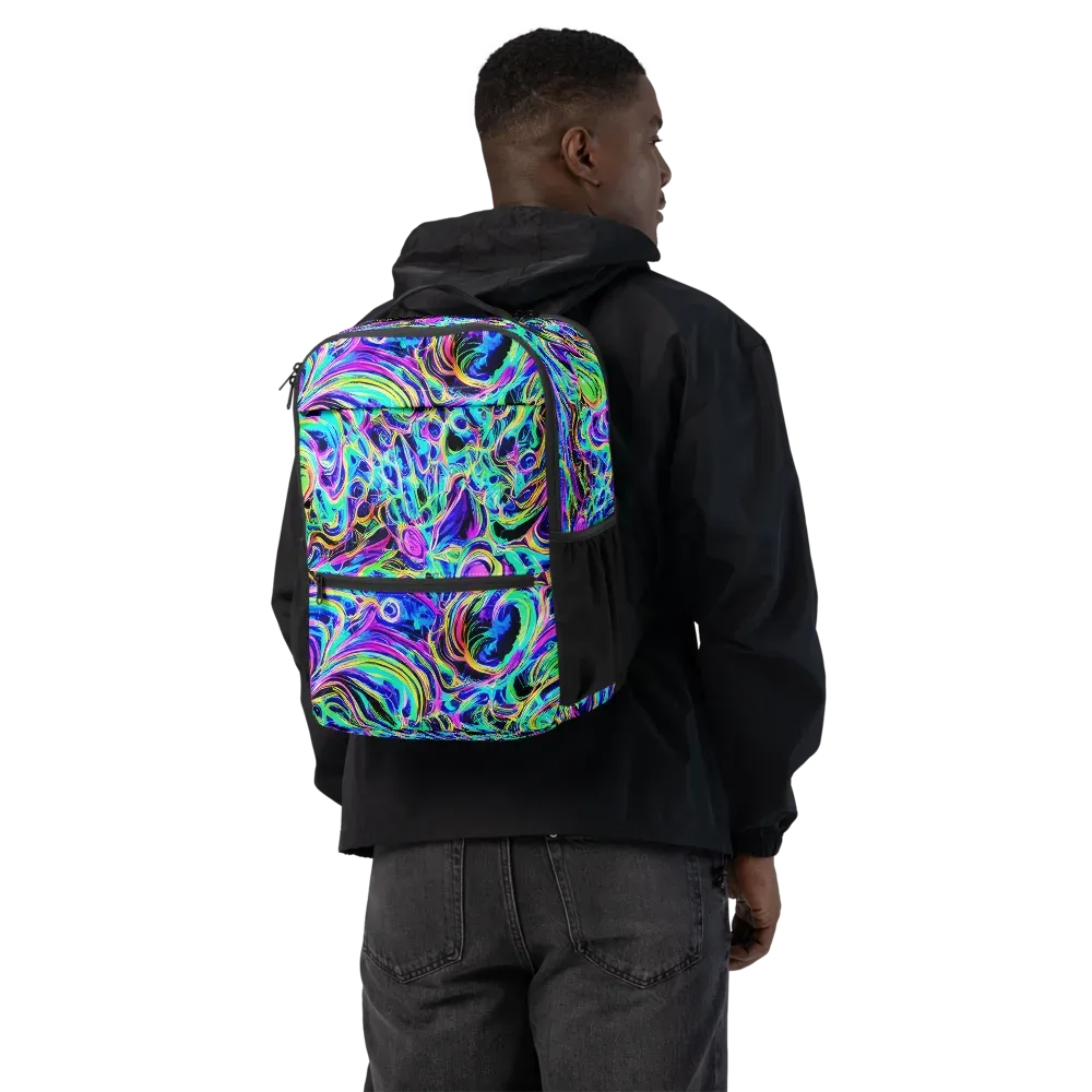 Acid Tidal on Utility Backpack — Back