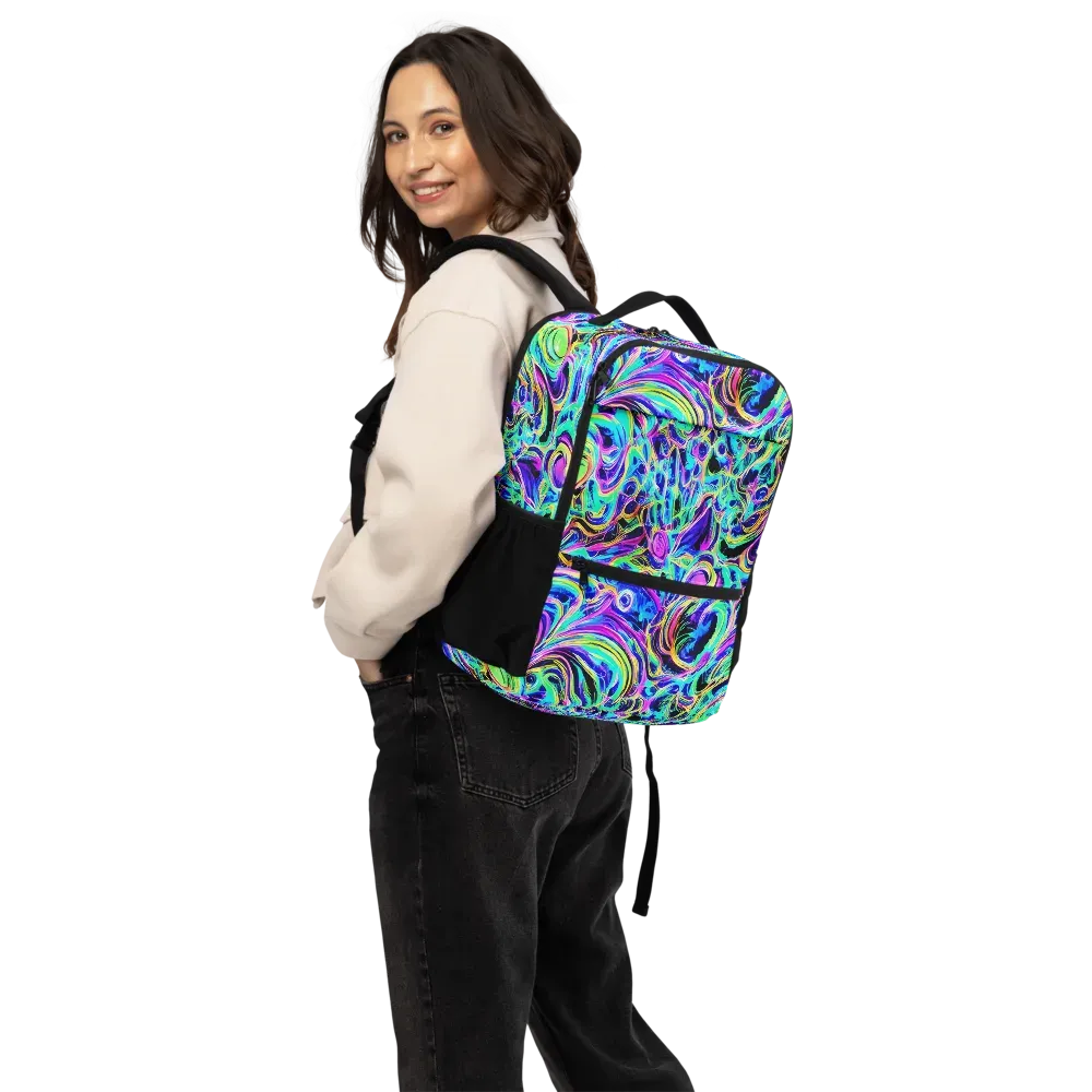Acid Tidal on Utility Backpack — Back