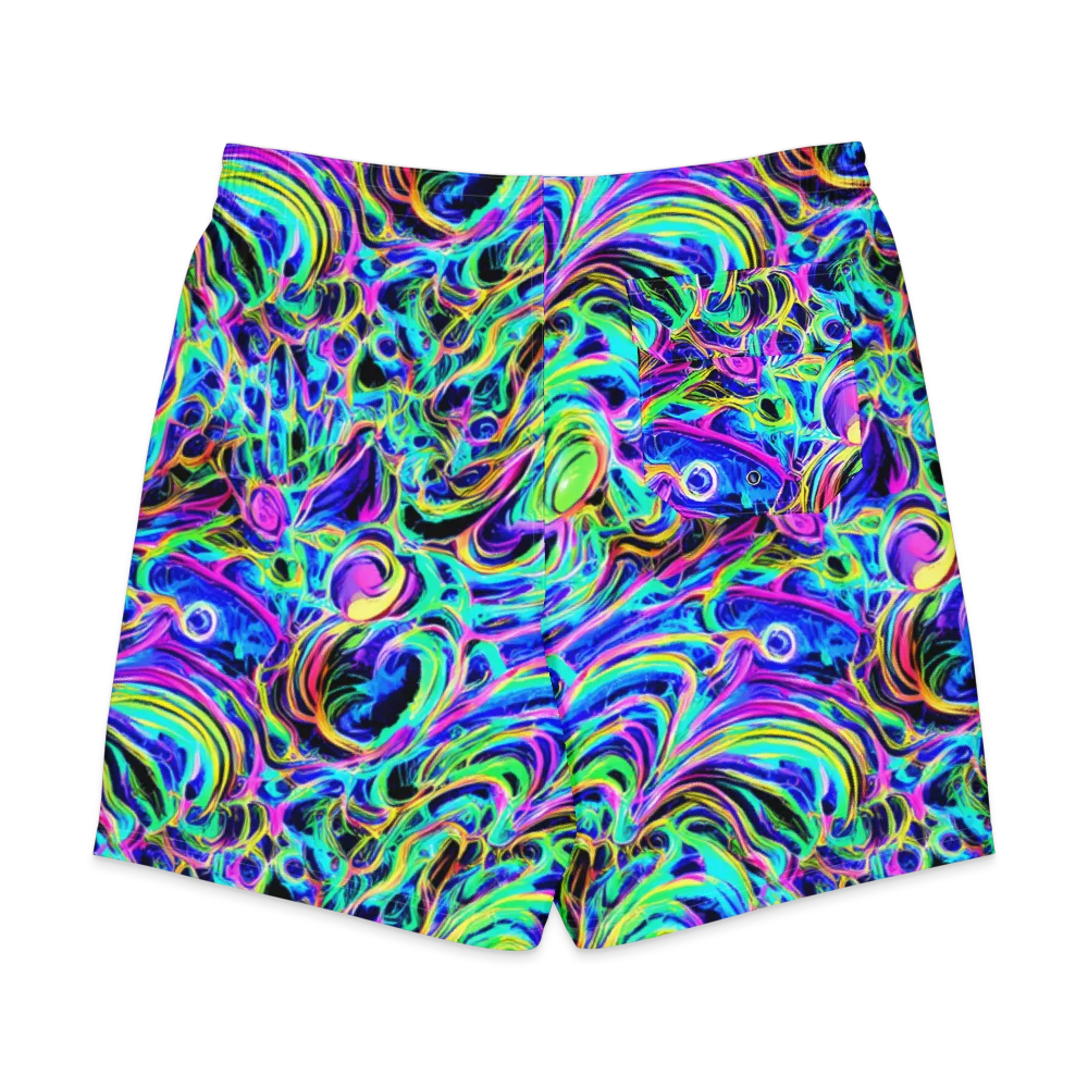 Acid Tidal on Men's Board Shorts — Back