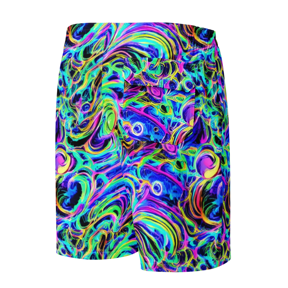 Acid Tidal on Men's Board Shorts — Back