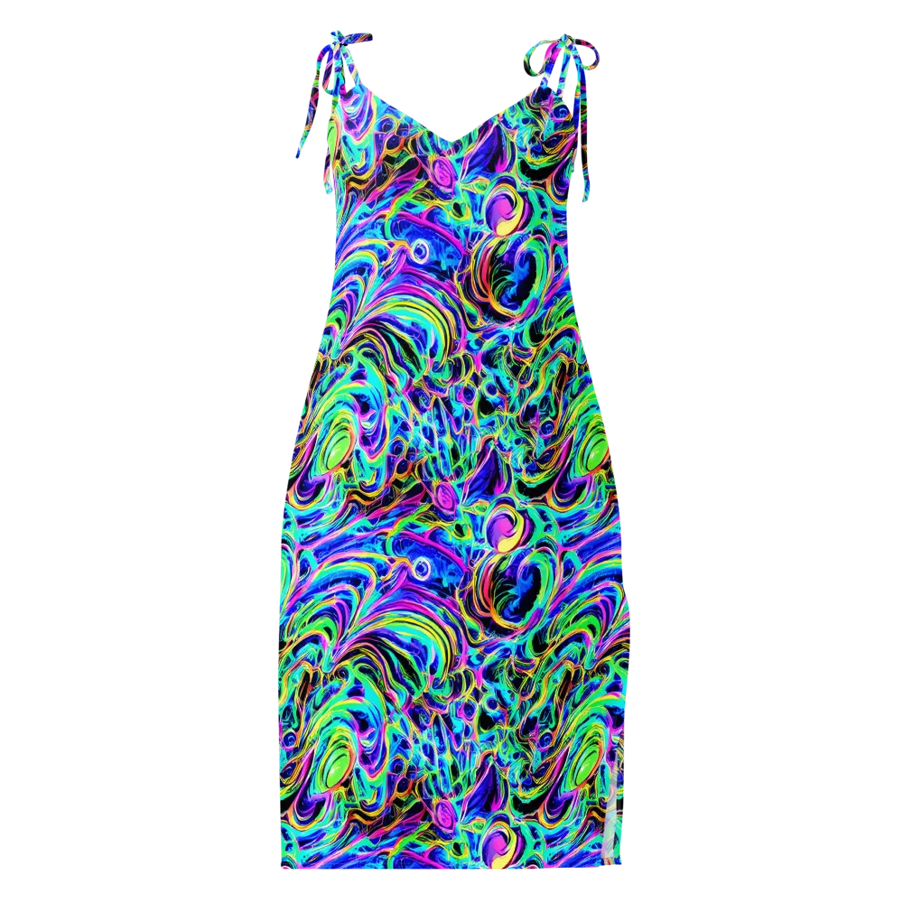 Acid Tidal on Slip Dress — Front